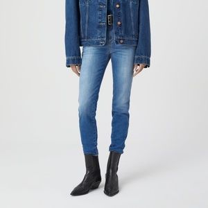 Brand New "A Better Blue Skinny Pusher" jean By "Closed" - Italian Denim Size 25